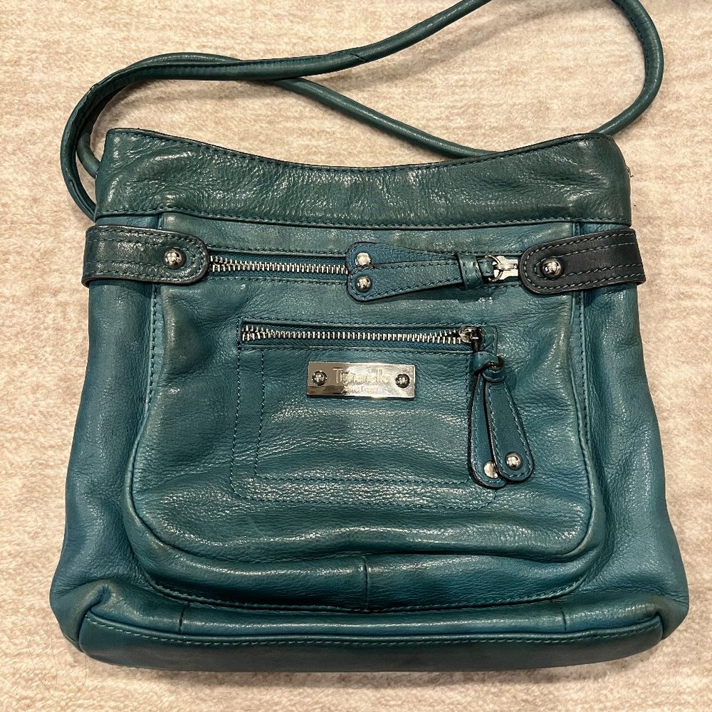 Tignanello Teal Shoulder Bag